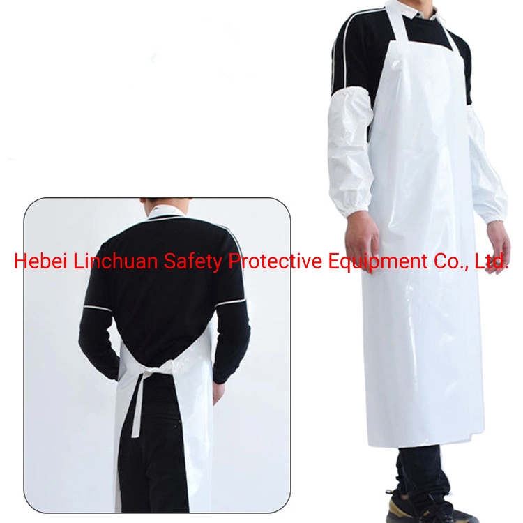 Oil Resistant Waterproof Glove/TPU Gown Open Back/TPU Apron/Waterproof Apron/Butcher Apron/TPU Apron/Butcher Meat Cuts Kitchen Apron Work Apron/Labor Protection