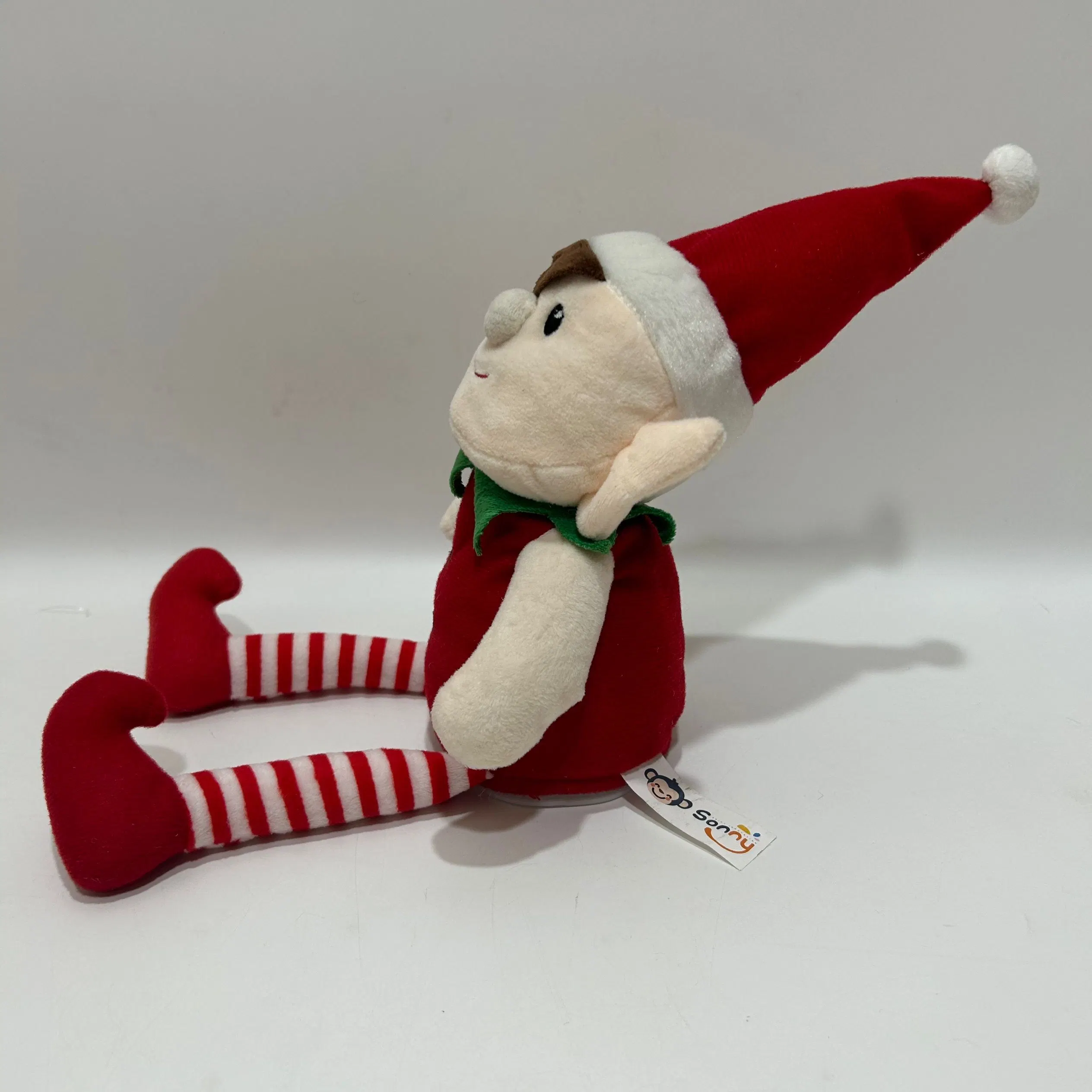 Plush Elf with Function Repeatin& Recording for Xmas