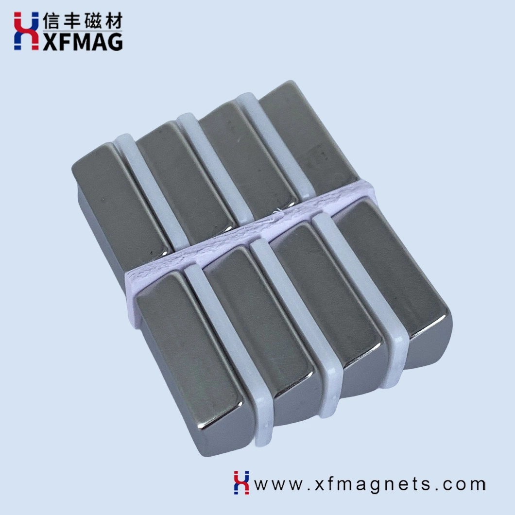 High Performance Arc Shaped Neodymium Strong Magnets Magnetic Button for Motor