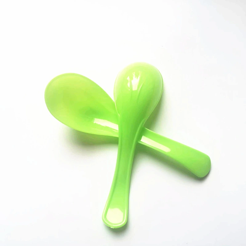 High quality/High cost performance Soup Rice Spoons Cutlery Coloured Disposable Plastic Spoon