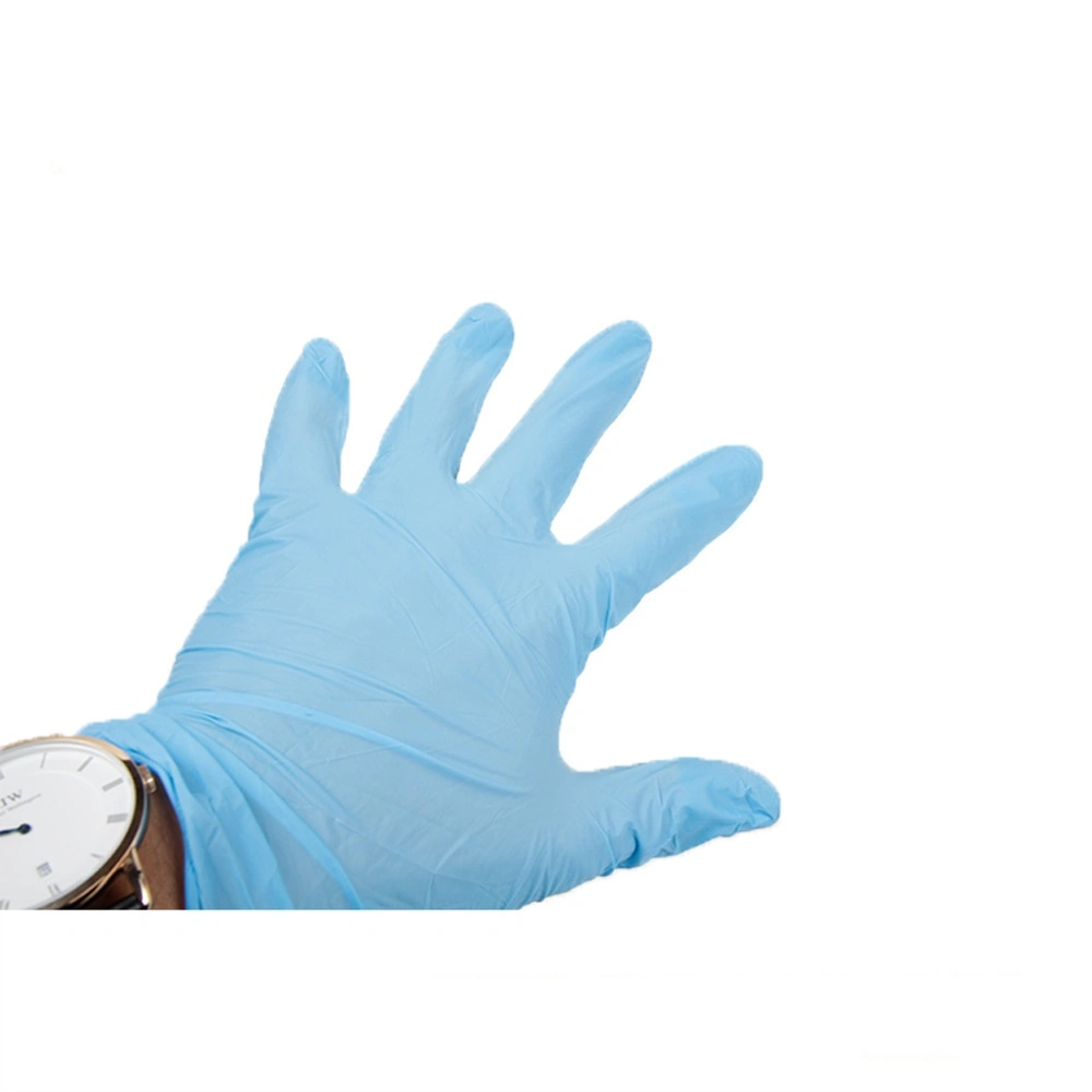 Nitrile Examination Gloves Medical Powder Free Blue White Purple Pink Black Gloves