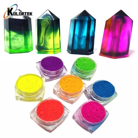 Pigment fluorescent en poudre pour impression textile encre plastique