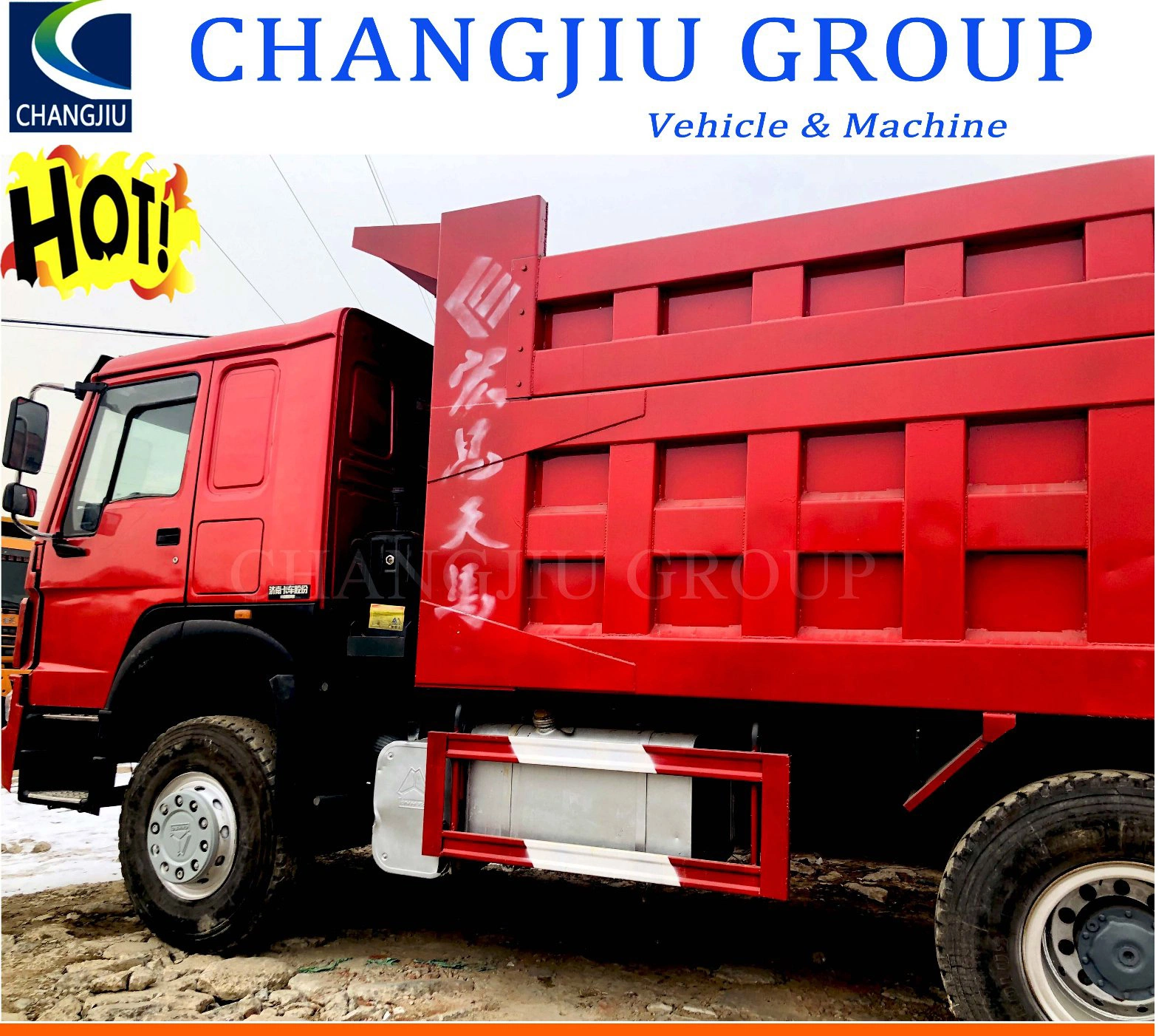 High quality/High cost performance  Used Sinotruck HOWO 6X4 Manual Transmission Mining Dump Truck for Sale