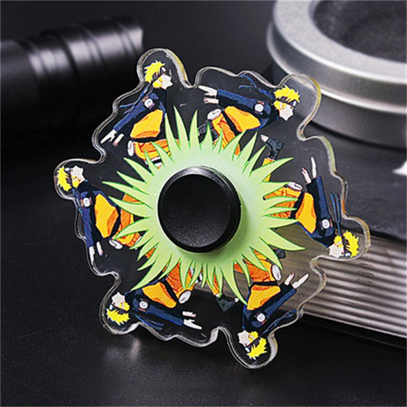 Custom Pattern Decompression Toy Gift Animation Rotating Special Effects Dynamic Fingertip Gyro