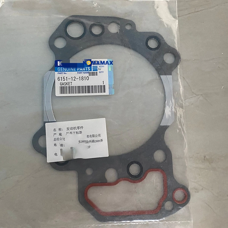 SA6d125e-2 Diesel Engine Cylinder Head Gasket 6151-12-1810 for PC400-7 PC400LC-6 Pw400mh-6 Excavator