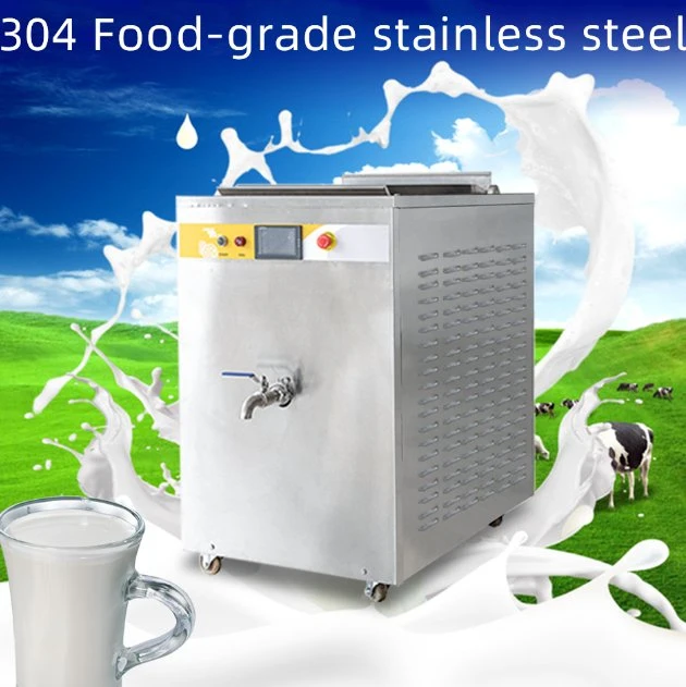 50 L Milk Vegetable Pasterization Machine Pasteurizer Price with Danfoss Expansion Valve