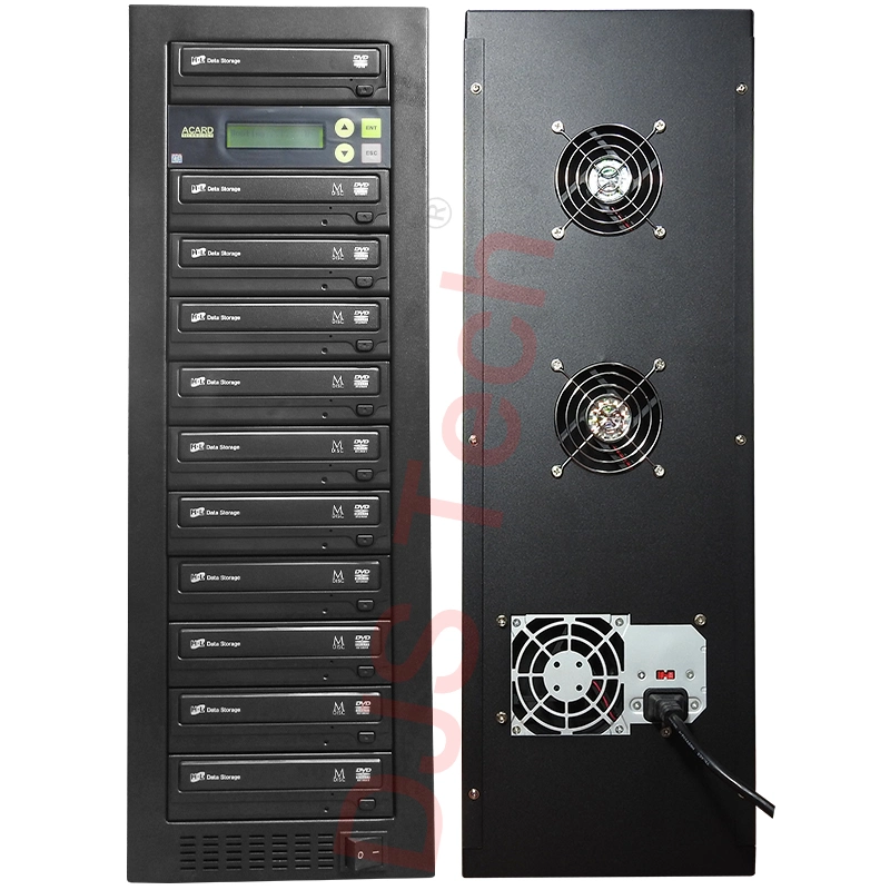 Quality DVD CD Duplicator Optical Disc Tower Standalone High Compatibility with All Brands of CDR DVDR 1-5/7/9/11 Target