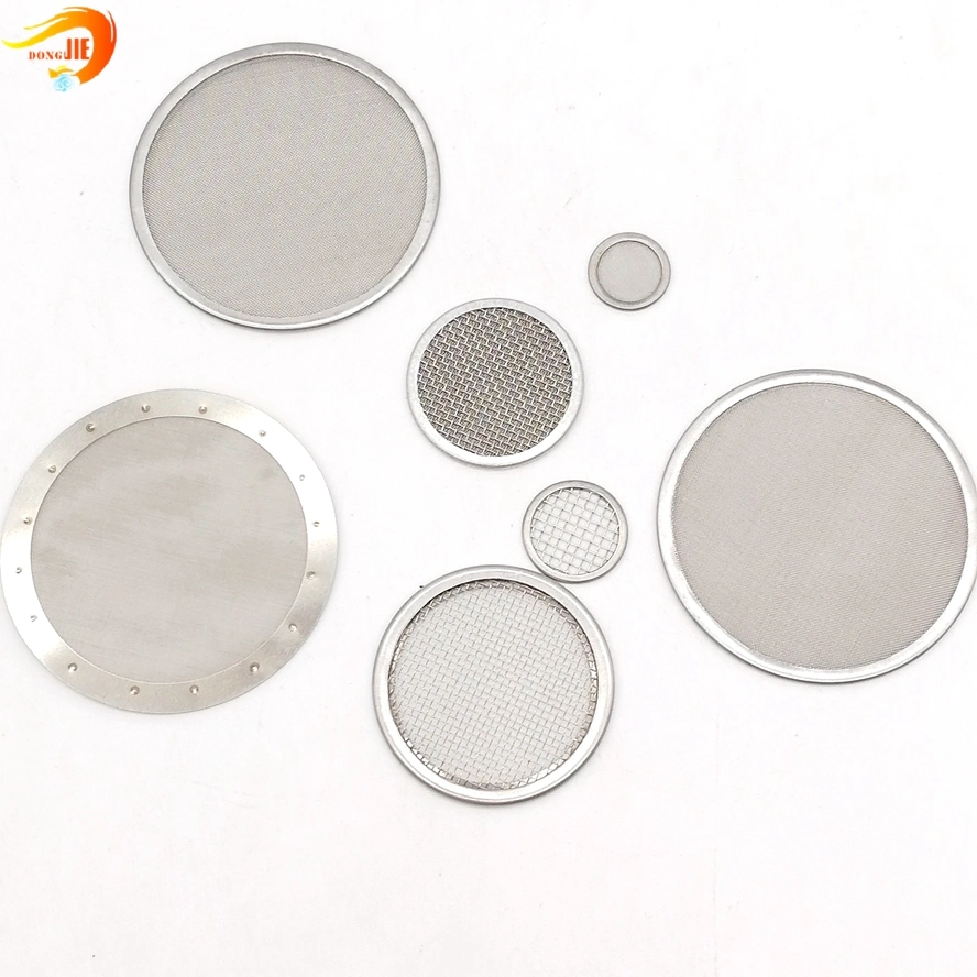 OEM Stainless Steel Woven Wire Mesh Extruder Screen Filter Disc