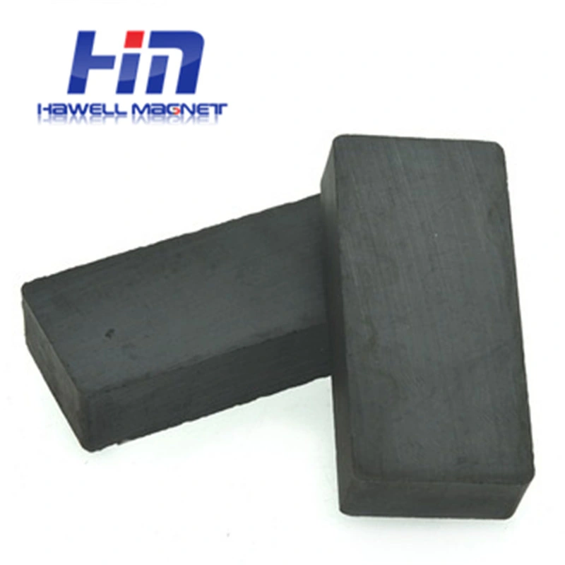 Magnetic Y30 Y25 Y35 Y40 Rectangle Block Ceramic Ferrite Magnet for Sale