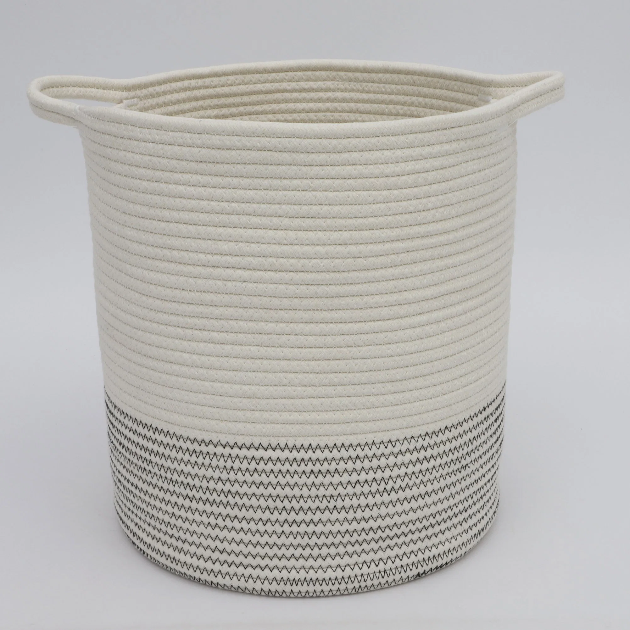 High quality/High cost performance Extra Large Customized Multi Functional Environmental Laundry Storage Cotton Rope Weaving Gift Basket