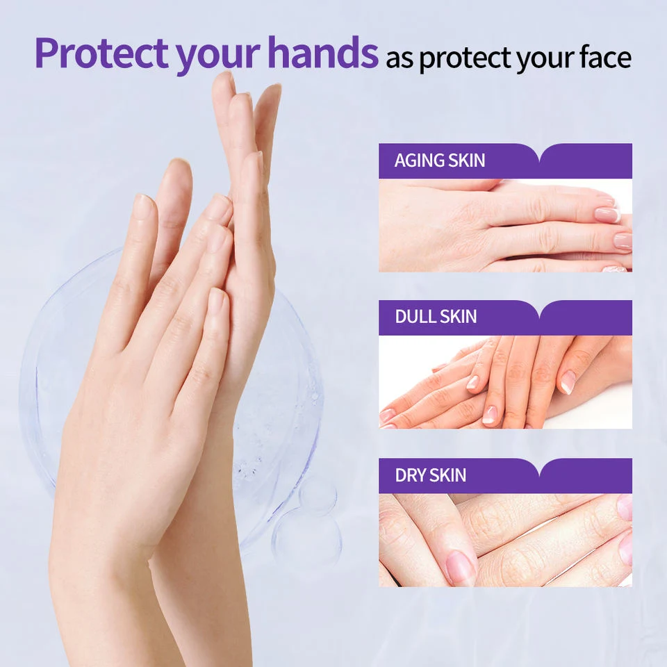 Long blanchiment collagène hydratant masque de main gant masque de main
