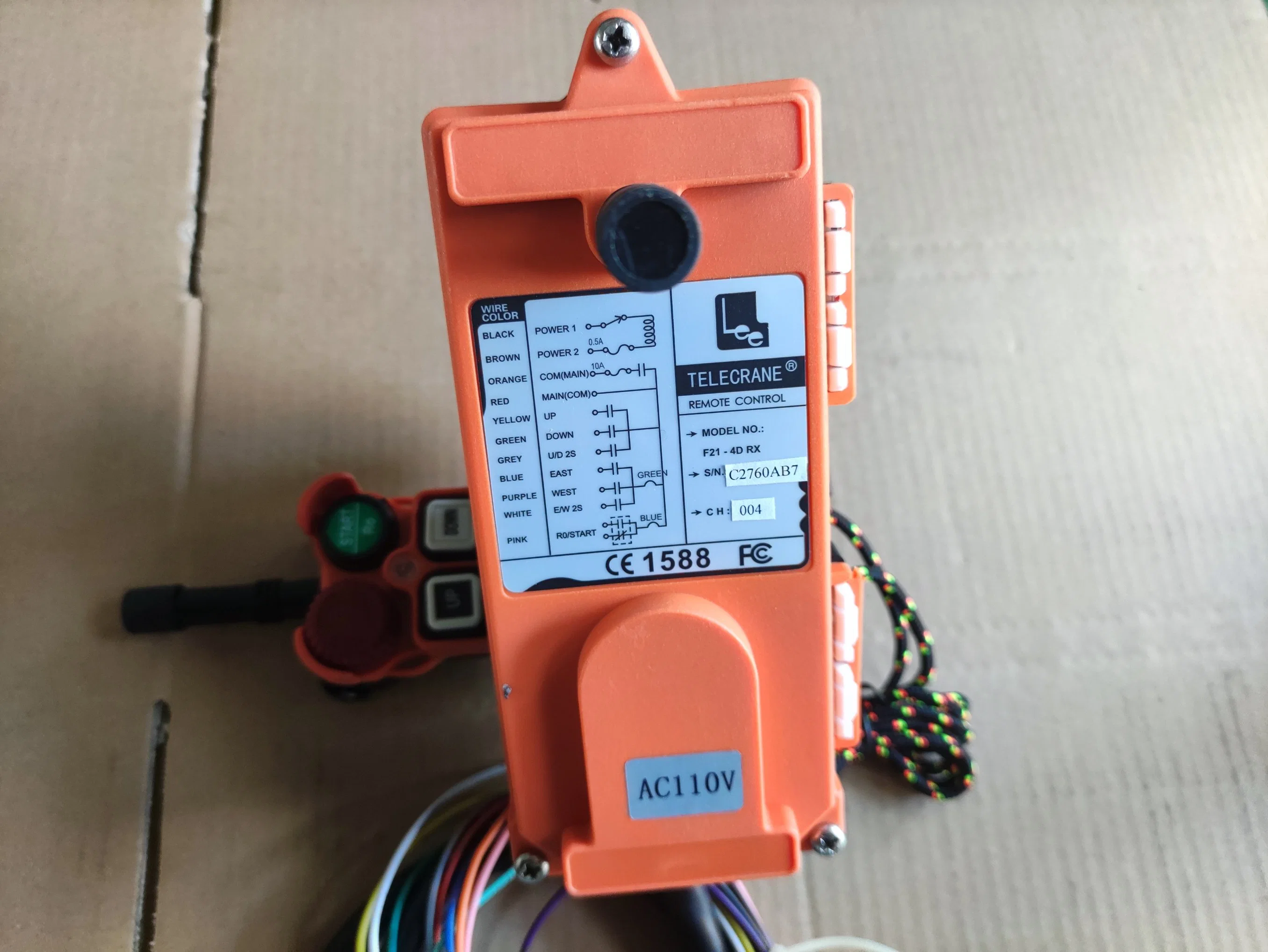 Serviceable and Well Made F21-4D Industrial Radio Remote Controller in Wide Use