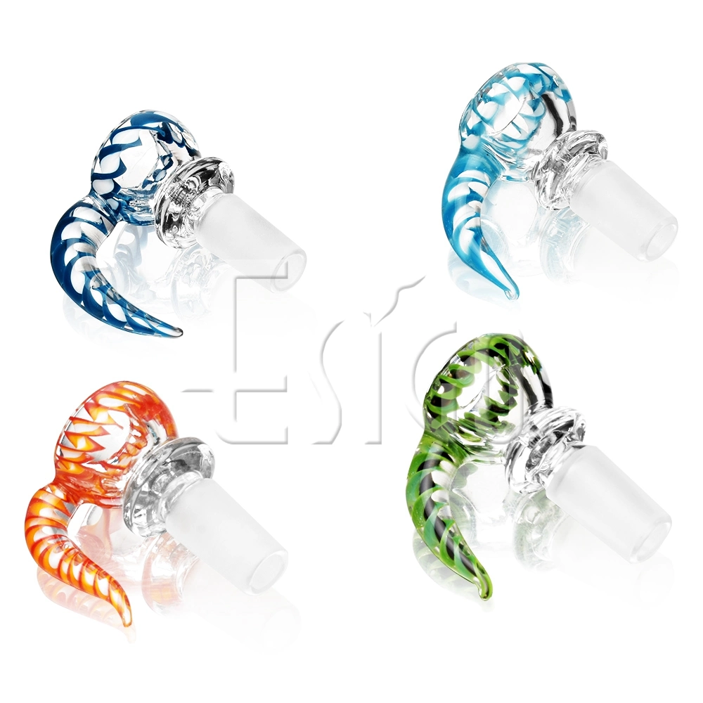 Esigo Wholesale/Supplier Fashion Candy Colorful Dry Herb Grinder Shisha Hookah 14mm/18mm Glass Smoking Bowls Accessories