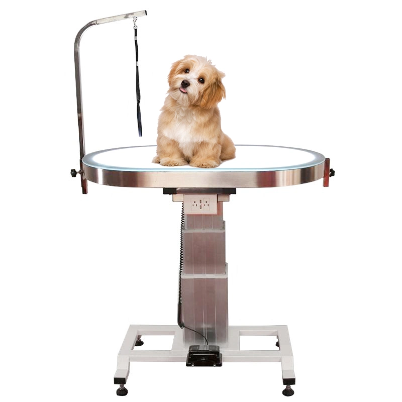 Guangzhou China LED Light Pet Large Dog Round Grooming Table