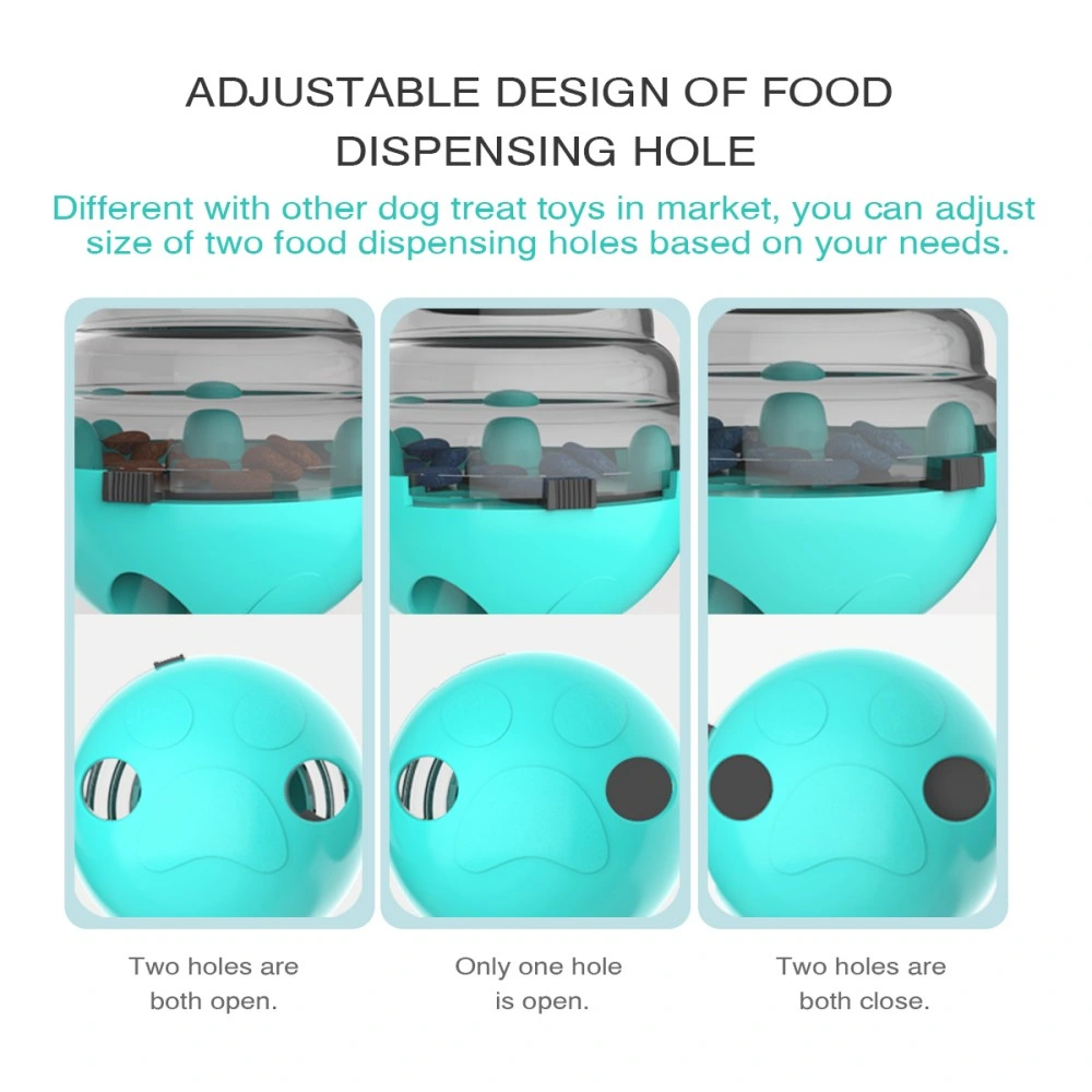 Kunststoff Spielzeug Leaking Food Spinning Bowl Interactive Pet Toys Unterhaltung