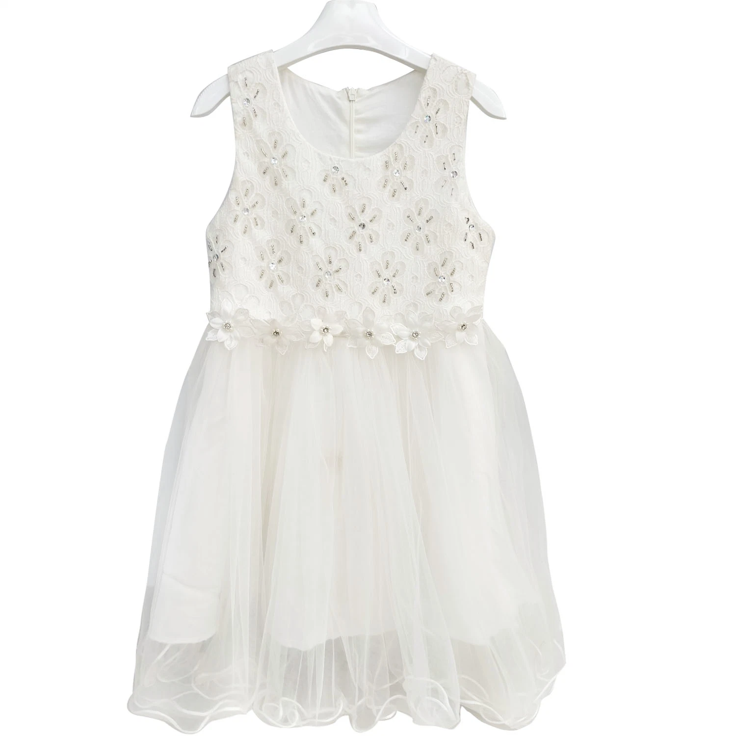 2022 le nouveau style de broderie fleurie vêtements pour enfants anniversaire pour filles Robe princesse Robe d'été Sweet Sleeveless