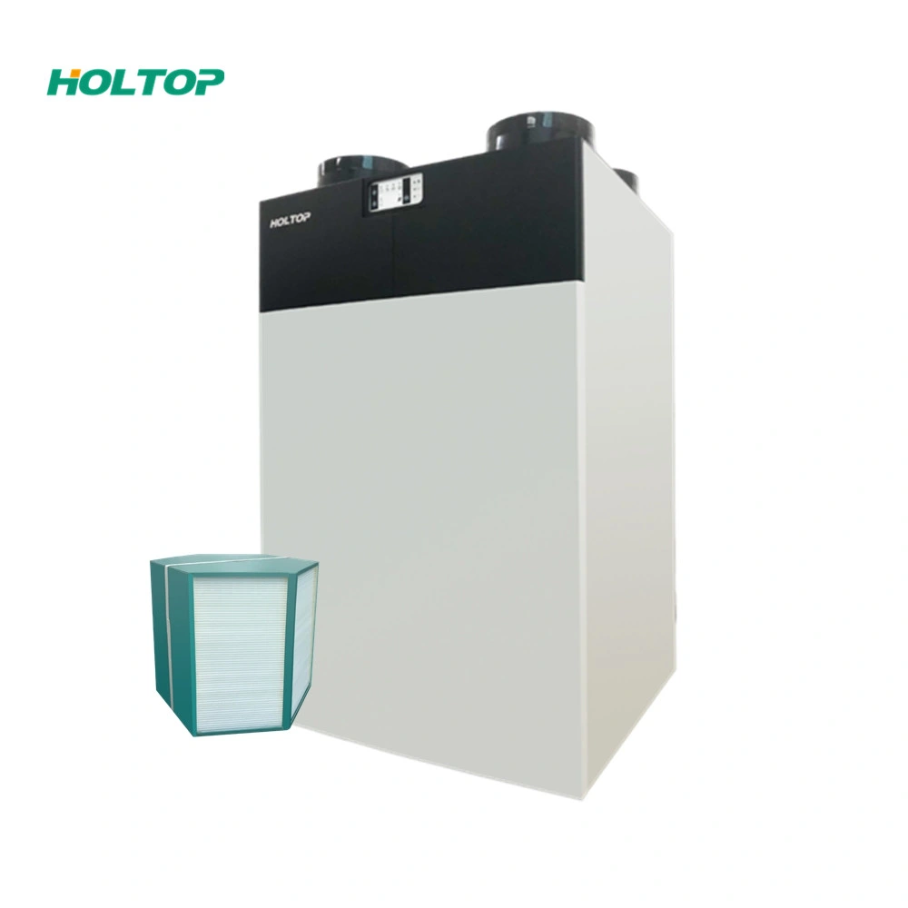 Holtop Ec Fan Constant Flow Control Heat Recuperator Hrv HVAC Air Exchanger Mechanical Ventilation System