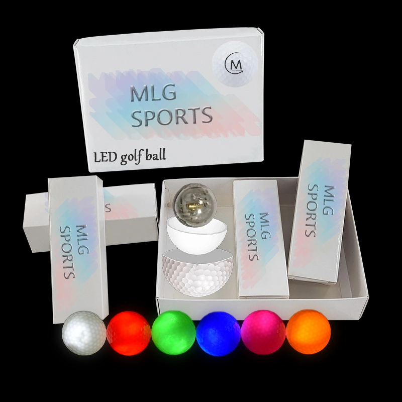 Crescer na noite escura Bola de Salto Alto Golf Balls LED personalizados