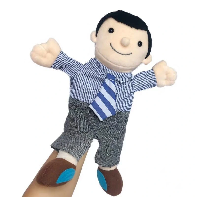 Wholesale/Supplier Factory Custom Cartoon Boy Hand Puppet Stuffed Plush Hand Puppet