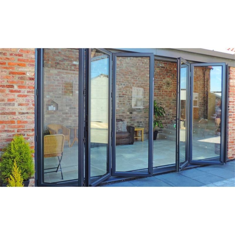 Bi Fold Door with Mosquito Bi-Fold Interior Aluminum Bi-Aluminium Folding