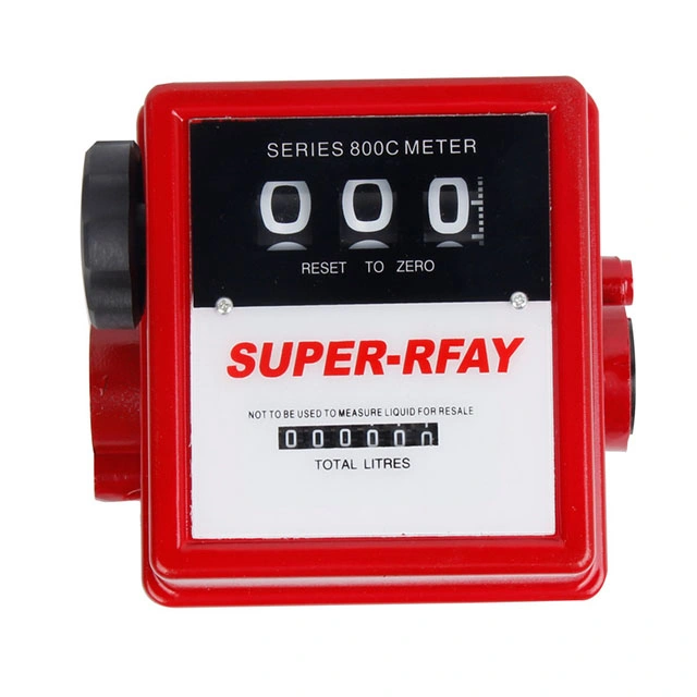 1 Inch 100lpm 3 Digits Display Mechanical Diesel Fuel Flow Meter