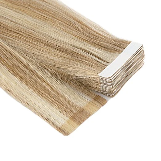 PU Skin Weft Hair Extension Tape in Human Hair Extension (AV-TP16-18/613)