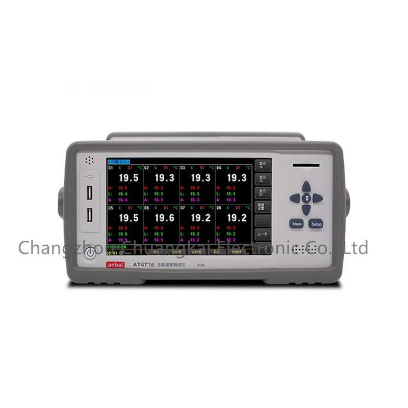 Anbai At4716 Temperature Meter with 16 Channels Thermocouple J/K/T/E/S/N/B/R