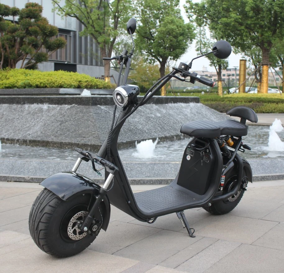 Fabricación de neumáticos de la grasa de alta potencia CEE Citycoco 2000W las motocicletas eléctricas 60V 20Ah Scooter