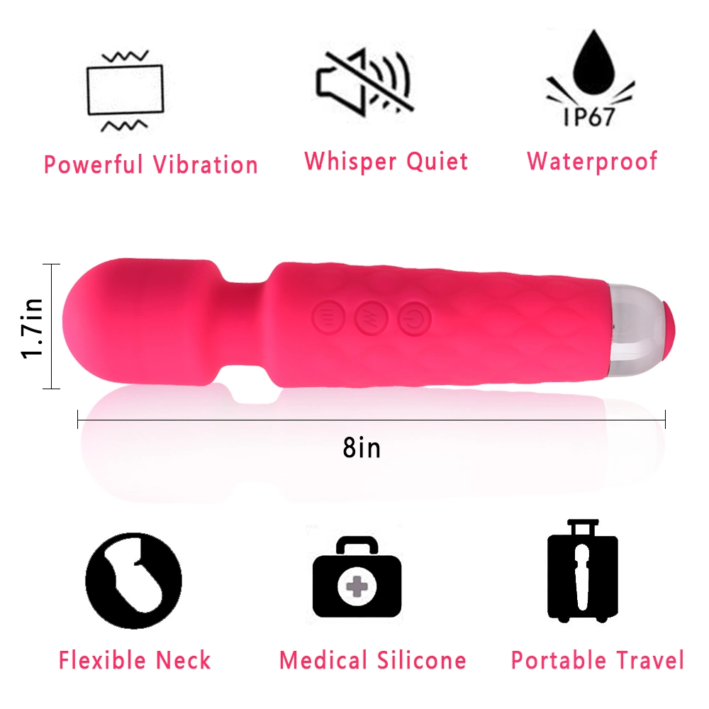 Factory Silicone Clitoral Vibrator High quality/High cost performance Safety Mini AV Vibrator Wand