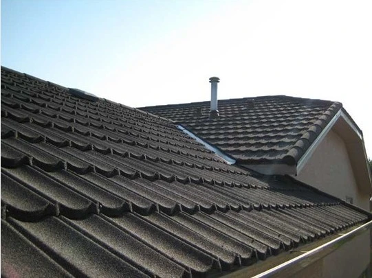 Aluminum Metal Roofing Bond Tile Sheet Stone Coated Metal Roof Tiles