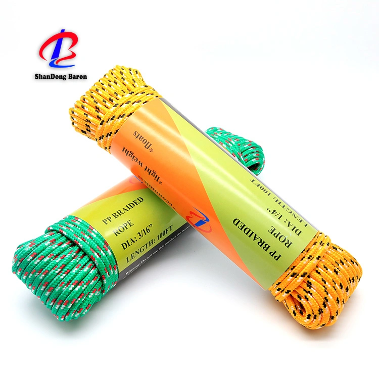 Polyester Packaging Rope 16 Strands Braided Rope