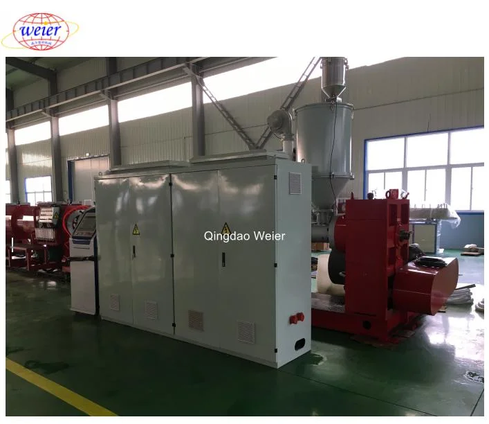 Qingdao High quality/High cost performance Plastic PE Pipe Extrusion Machine Line