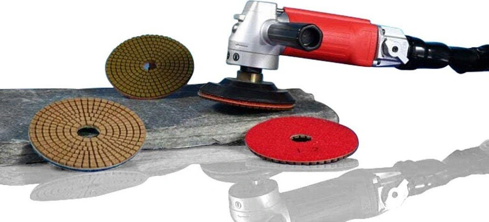 Bcmc Angle Grinder Wet Polosher Rear or Front Exhaust Working with Air and Water Stone Polisher