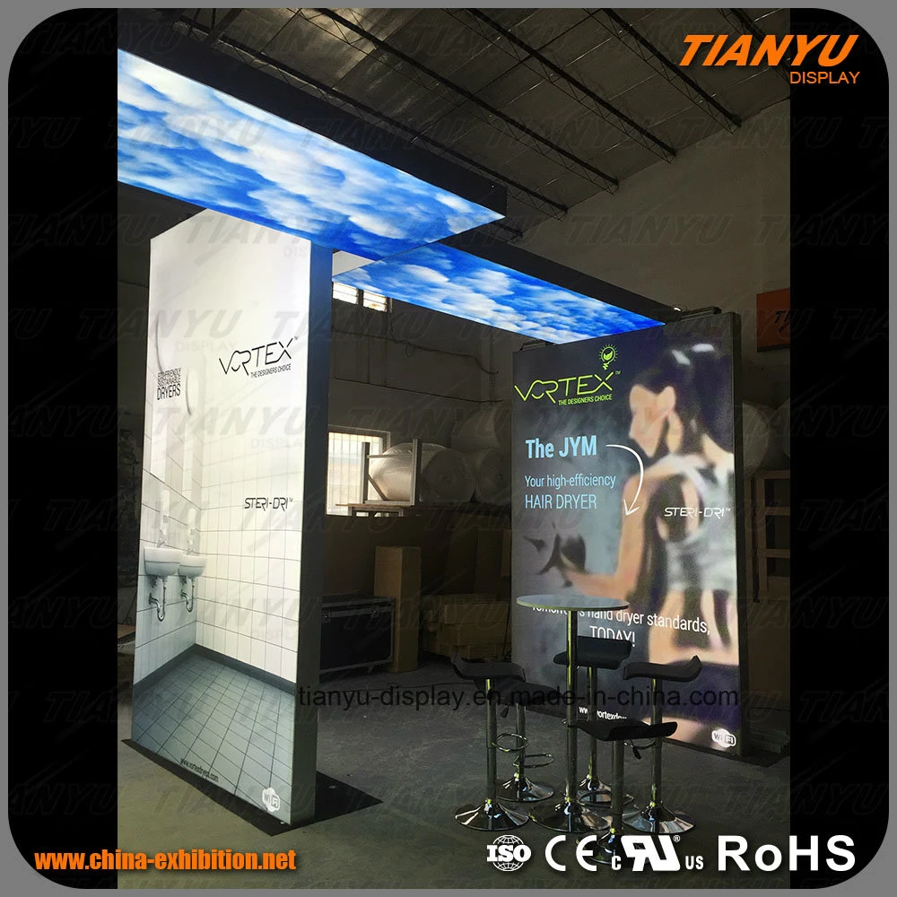 Portable Exhibition Stand 3*3 Trade Show Platform Display Booth Expo Stall Good Quality