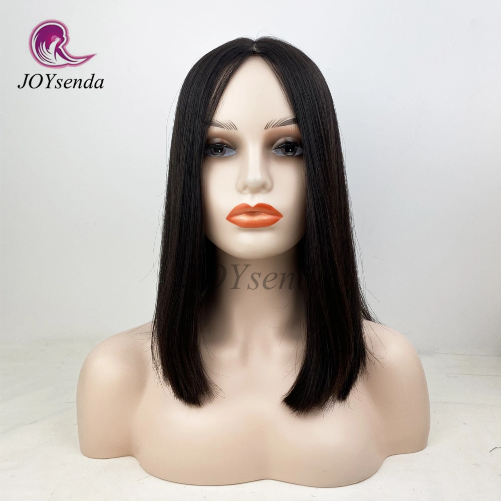 لا يوجد طرف Lace بنفس السمك 4*4 حلال الجزء العلوي من قاعدة الحرير اليهود wigs عذراء أوروبا الإنسان حريري الشعر على التوالي كوشر wigs الشركة المصنعة