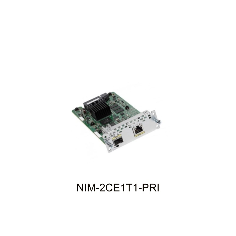 Cisco Network ISR 4000 Module NIM-2CE1T1-PRI 2 port Multiflex Trunk Voice/Channelized Data T1/E1 Module