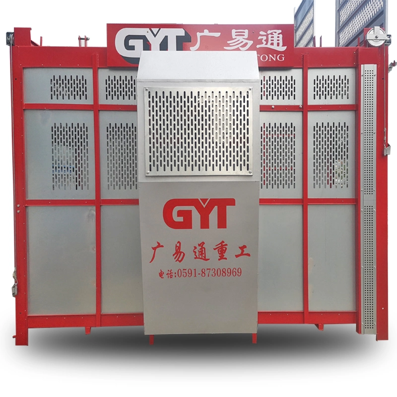 High quality/High cost performance Double Cages Man&Material Hoist Building Hoist From Manufacturer