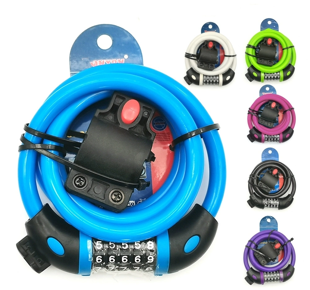 Aluguer de Roubo de senha de bloqueio da cadeia de Mountain Bike Motociclo Eléctrico lock fechadura coloridos de bicicleta de montanha, Andar de bicicleta peças de bloqueio