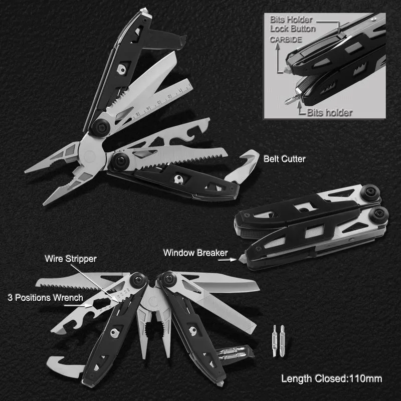 Multi Tool Ulti Functional Combination Pliers with Ruler (#8465)