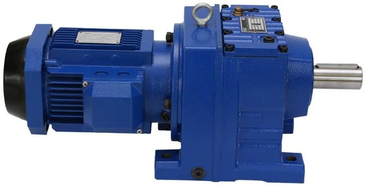 R Series Helical Gear Box Transmission Parts with Electric Motors Engine