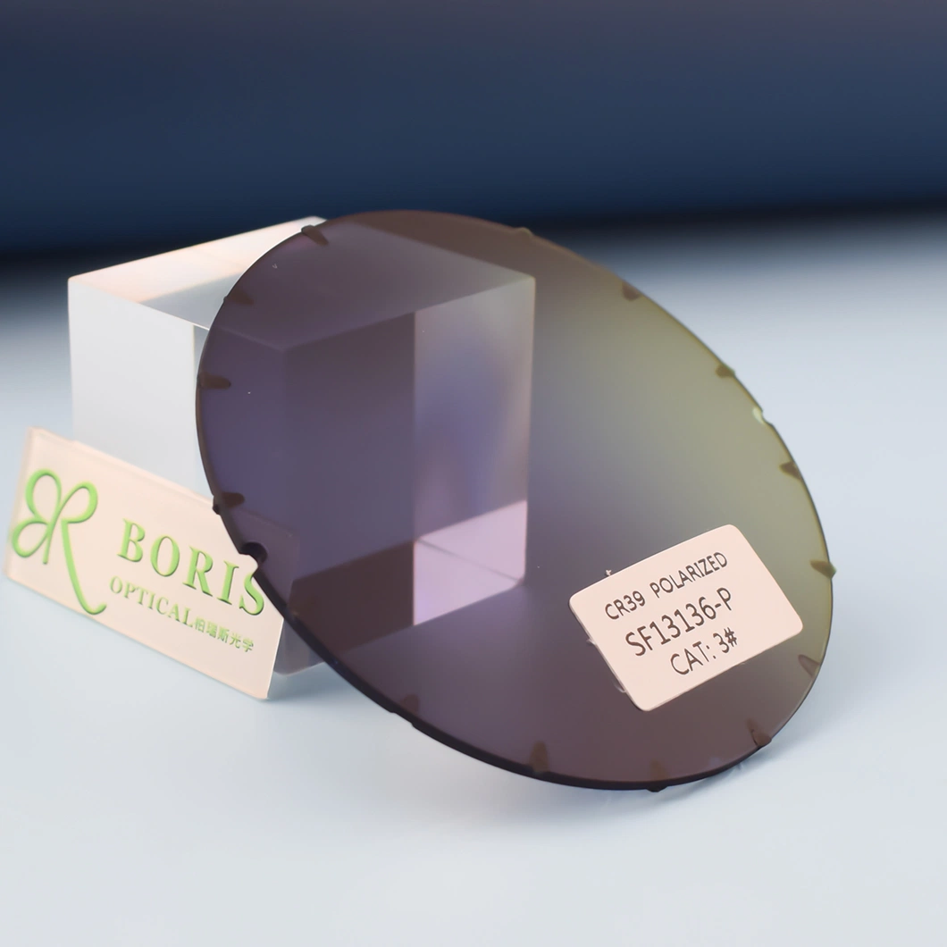 Polarisierte Sonnenbrille Mit 1,49 Cr39 Linsen, Linse Mit Endlinse