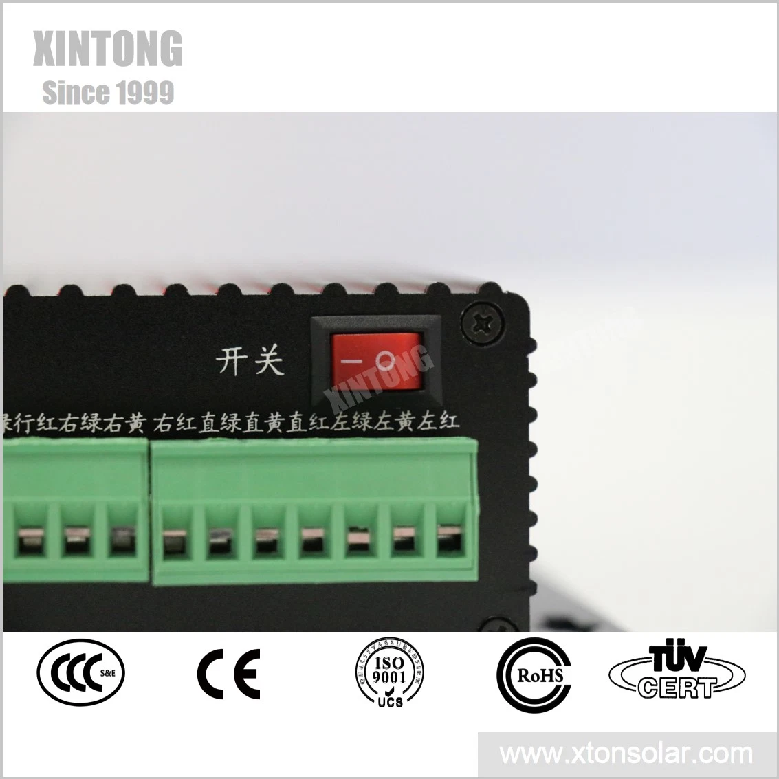 12V 24V DC Solar Charge Controller for Intelligent Traffic Signal Light Remote Control for Road Safety