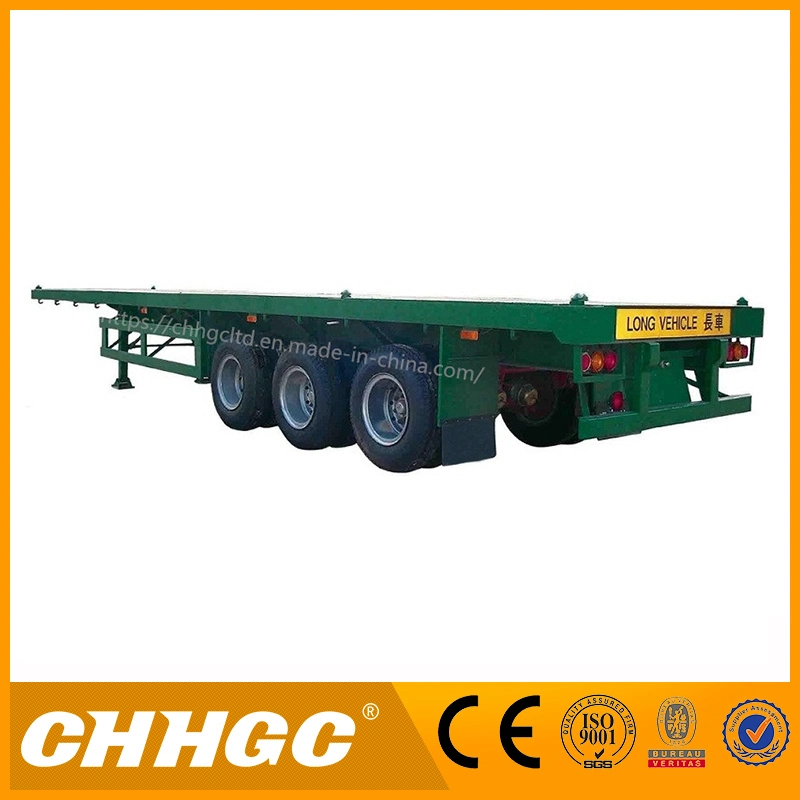 3 Achse Flachbett Container Semi Trailer Semi Truck