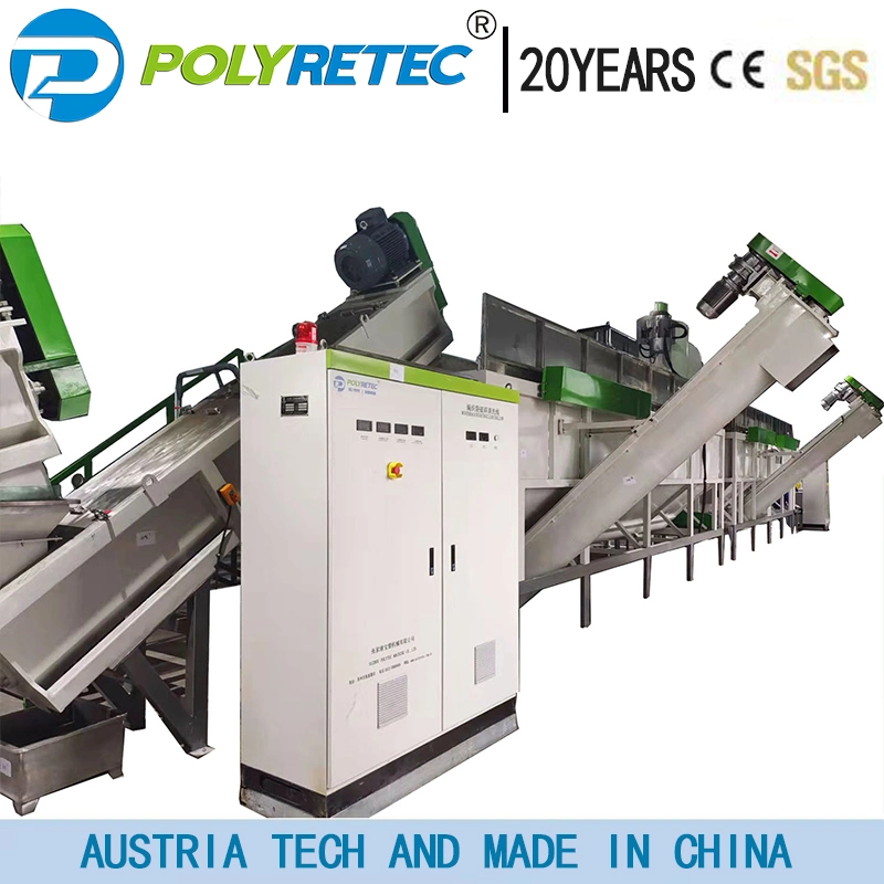 Waste PP/PE/LDPE Plastic Agricultural Greenhouse Film Crushing Washing Recycling System with CE Certificate