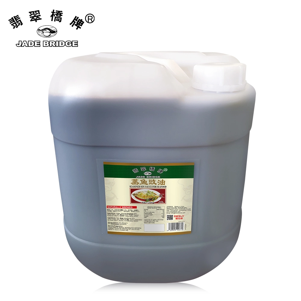 Chinois authentique sauce en gros 8 L Jade Bridge assaisonné Soy Sauce pour fruits de mer