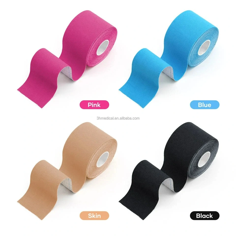 Kinesiology Tapes Kinesio Elastic Knee Pads Support Pads Locking Sports Self-Adhesive Venda Kinesiotape Bandage