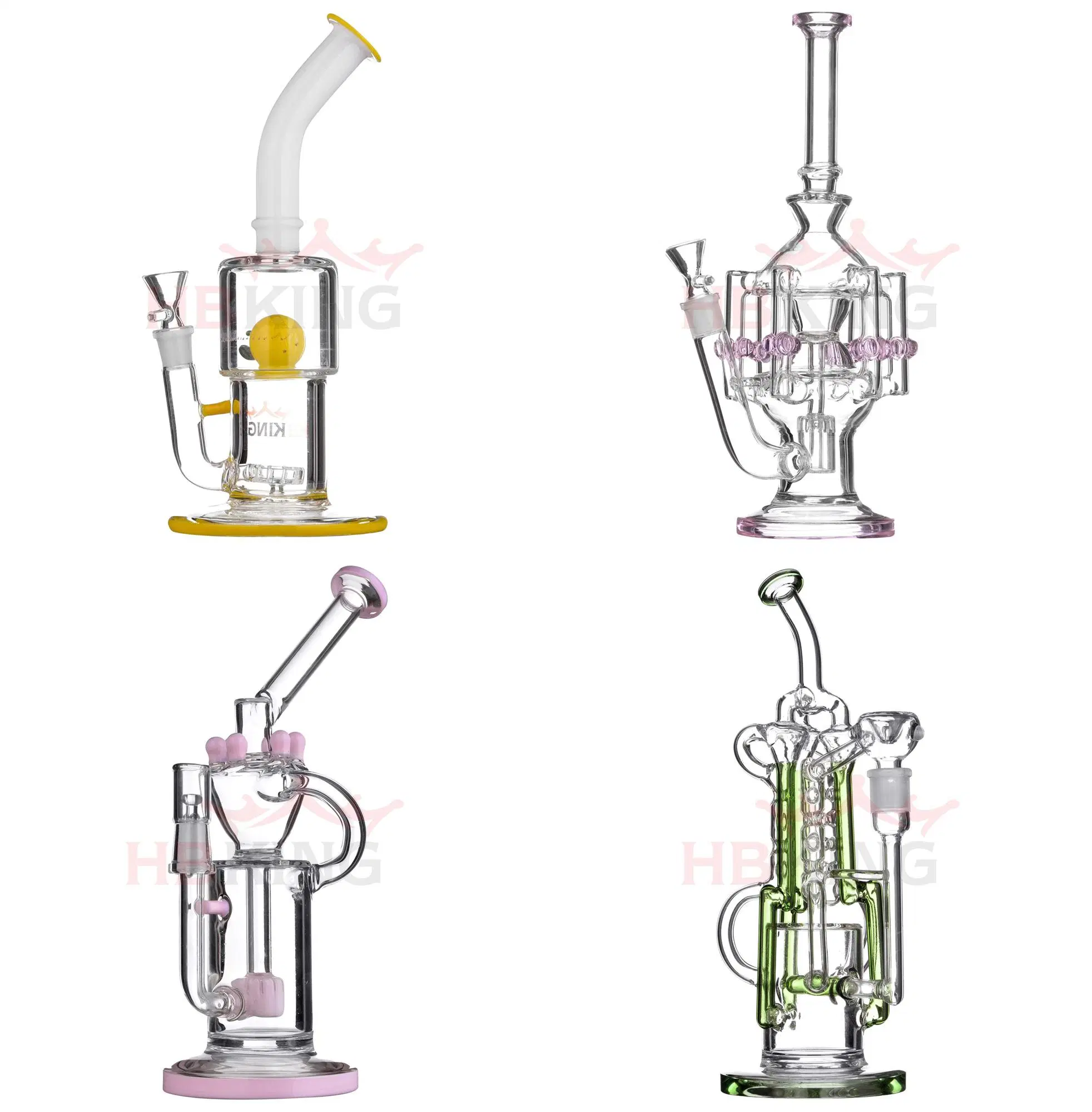 China Manufacturer New Heady DAB Rig Glass Water Pipe, Diamond Glass Wholesale/Supplier Recycler Glass Smoking Pipe