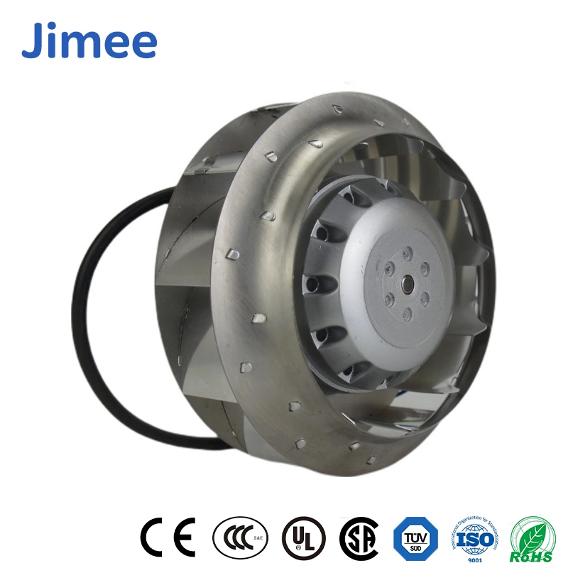 Jimee Square Axial Fan China AC Cooling Fan Manufacturer Steel Blade Material DC Axial Industry Fan Motor High Pressure Air Blowercooling Fan Axial Blower