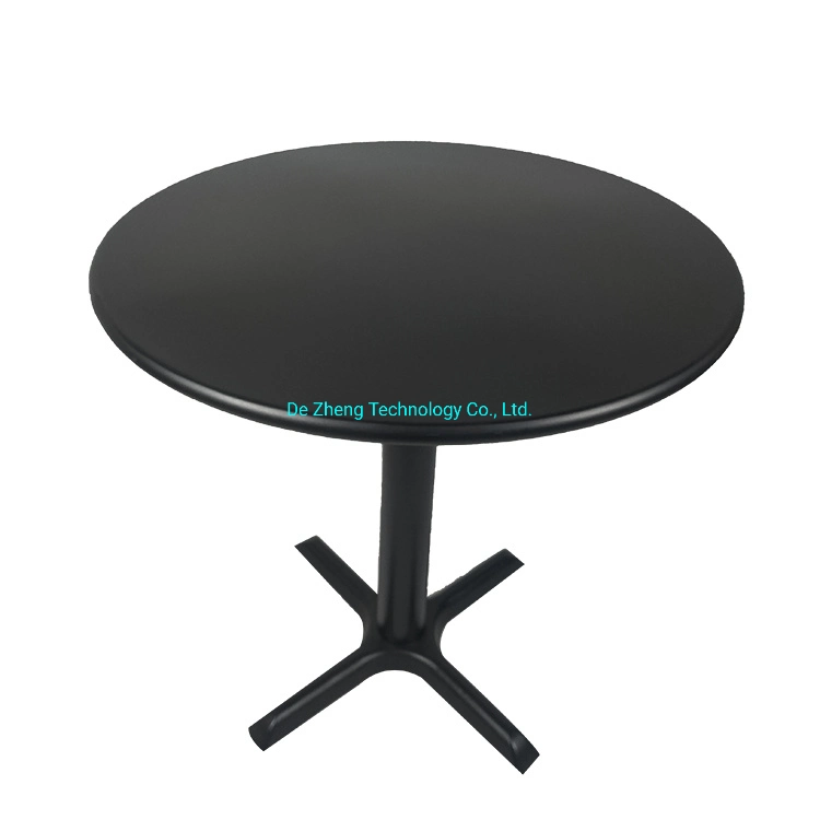 Commercial All Weather Resistance Carbon Steel Table Restaurant Bar Bistro Table Furniture