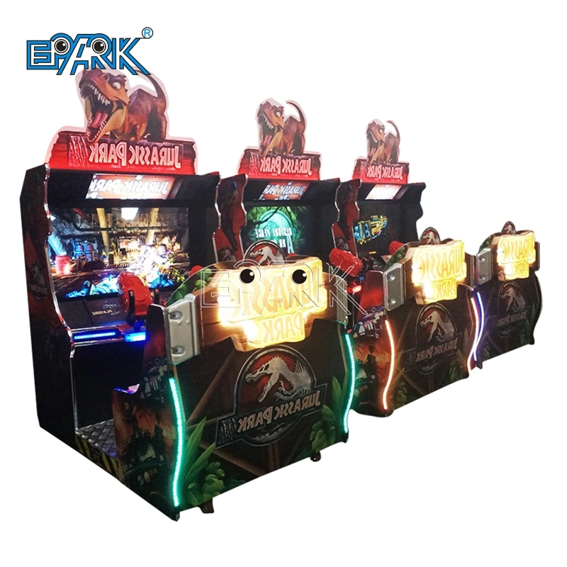 Arcade Centre de divertissement Jeu Jurassic Park Machine de jeu vidéo de tir avec pistolet